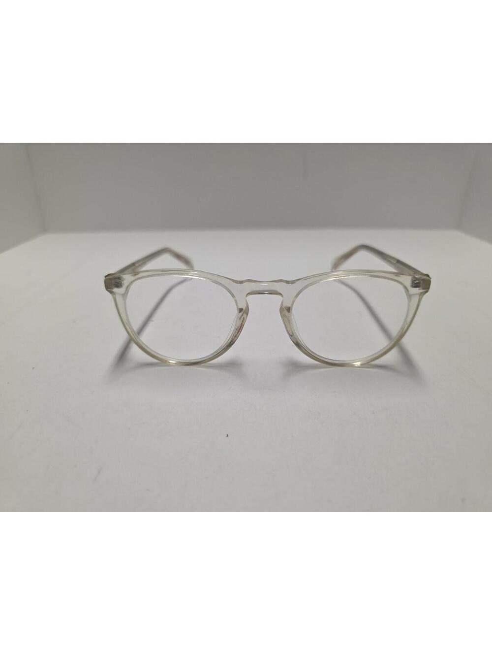 Warby Parker Haskell LBF 500 Eyeglasses Frame Clear 49-22-145 EUC FRAMES ONLY